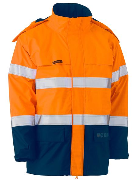1216 TAPED HI VIS FR WET WEATHER SHELL JACKET