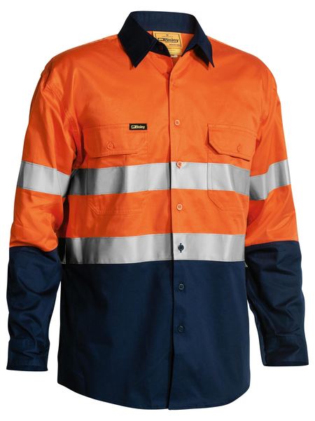 TAPED HI VIS COOL LIGHTWEIGHT SHIRT (5X EMBROIDERY PACK)