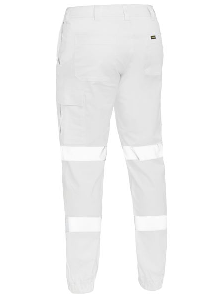 TAPED BIOMOTION STRETCH COTTON DRILL CARGO CUFFED PANTS - Image 2