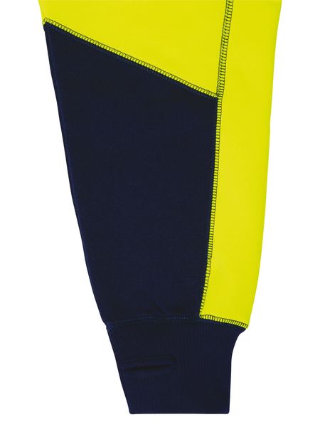 HI VIS ZIP FRONT FLEECE HOODIE - Image 4