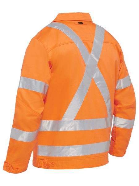 X TAPED HI VIS DRILL JACKET WITH LIQUID REPELLENT FINISH - Image 2