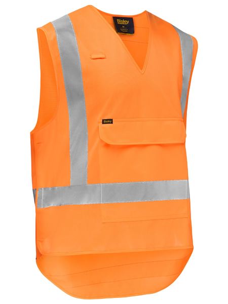 4787 X TAPED HI VIS DETACHABLE SAFETY VEST