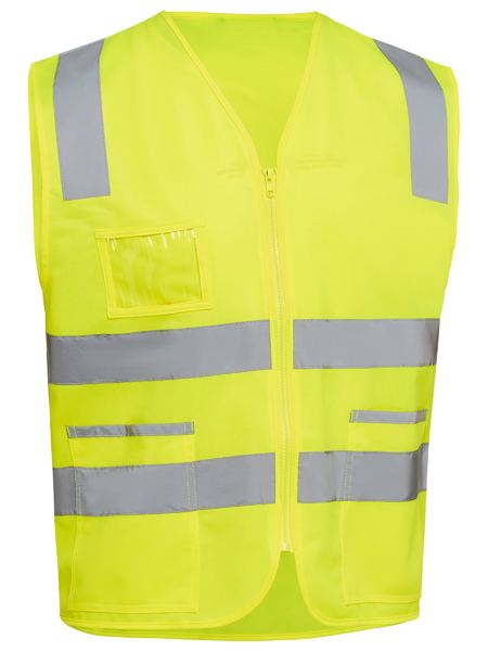 6153 TAPED HI VIS SAFETY ZIP VEST