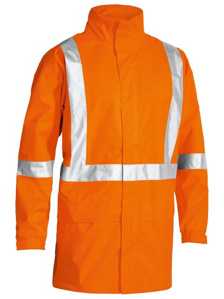 X TAPED HI VIS RAIN SHELL JACKET