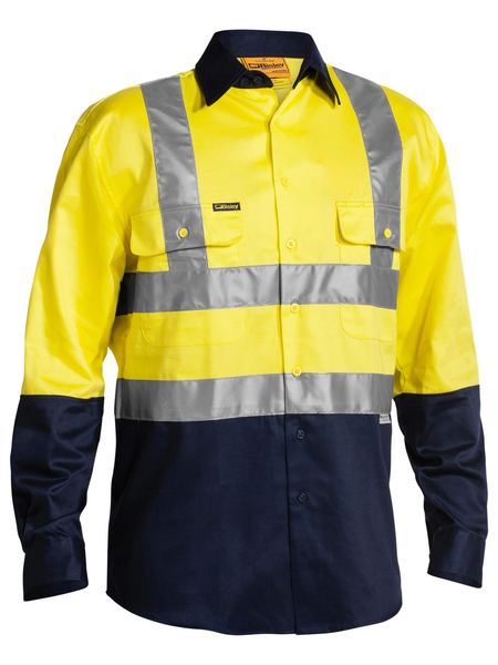 TAPED HI VIS DRILL SHIRT