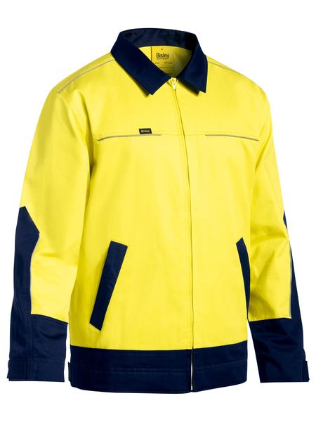 996 HI VIS DRILL JACKET WITH LIQUID REPELLENT FINISH