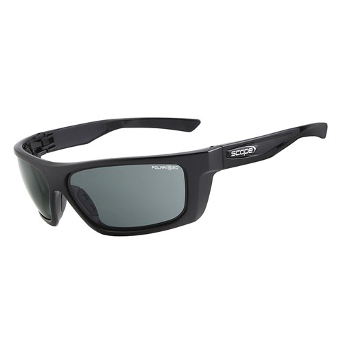 160P Flash Jet Black Gloss Frame Polarised Lens