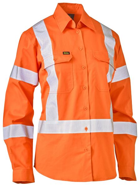 Women's X Taped Biomotion Hi Vis Cool Lightweight Drill Shirt