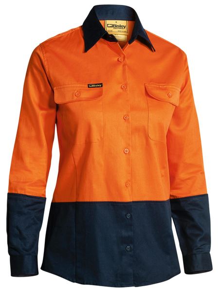 Women's Hi Vis Drill Shirt - Image 2