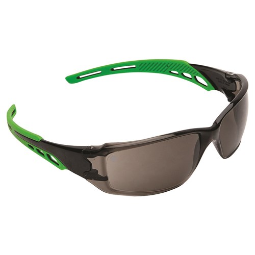 9182 Cirrus Green Arms Safety Glasses Smoke A/F Lens