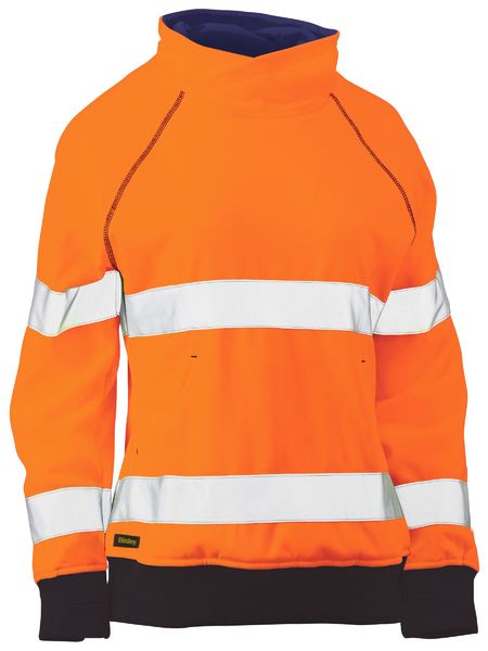 Women's Taped Hi Vis Fleece Jumper - Image 2