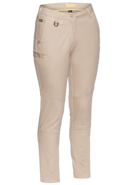 Women's Mid Rise Stretch Cotton Pants - Image 4