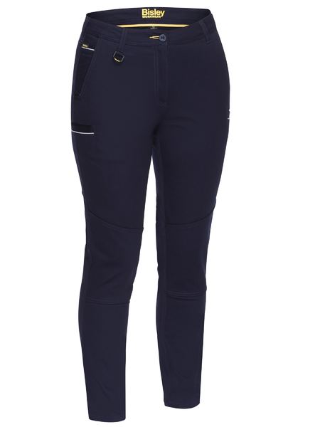 Women's Mid Rise Stretch Cotton Pants - Image 3