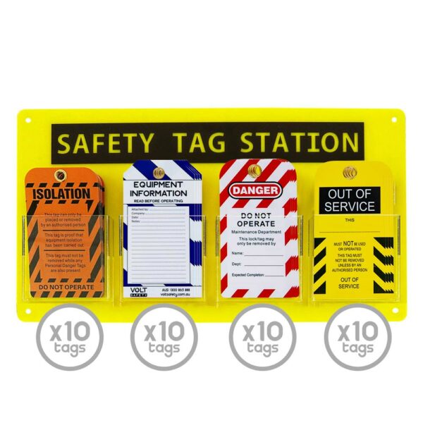 Wall Mounted Lockout Station Tag Centre – Volt Safety