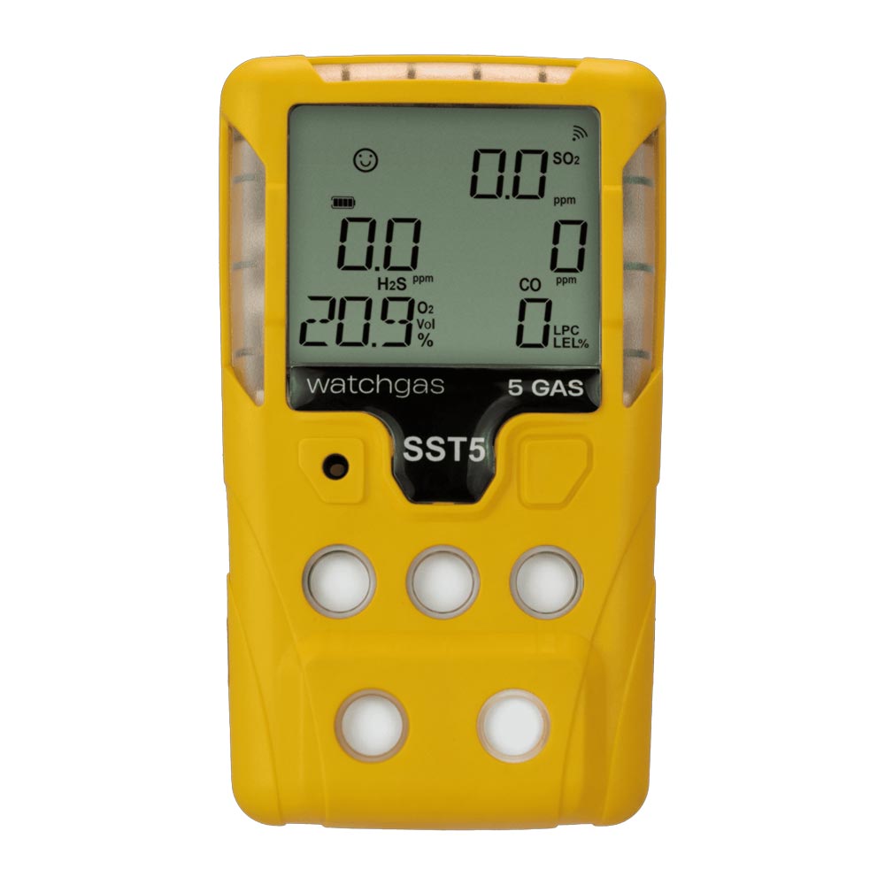 5 Gas Detector SO2 Sulfur Dioxide – WatchGas